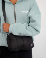 Load image into Gallery viewer, BLACK PUFFER BAG
